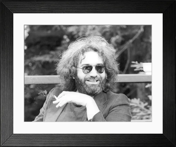 Framed Print : Photo of Jerry Garcia Framed Print : Photo of Jerry Garcia