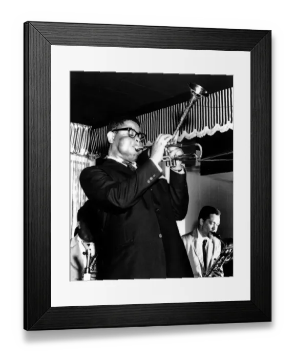 Framed Print : Photo of Dizzy Gillespie Framed Print : Photo of Dizzy Gillespie