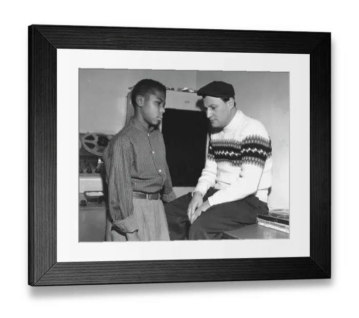 Framed Print : Photo of George Goldner