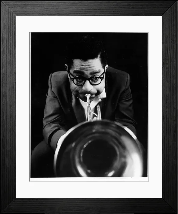 Framed Print : Photo of Dizzy Gillespie Framed Print : Photo of Dizzy Gillespie