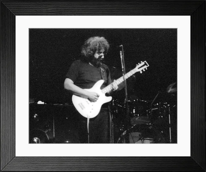 Framed Print : Photo of Jerry Garcia Framed Print : Photo of Jerry Garcia