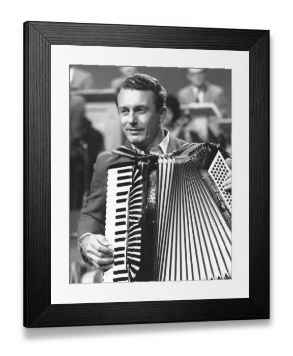 Framed Print : Photo of Myron Floren Framed Print : Photo of Myron Floren
