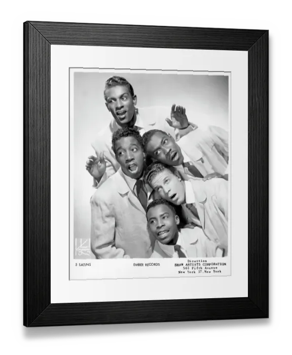 Framed Print : Photo of Five Satins Framed Print : Photo of Five Satins