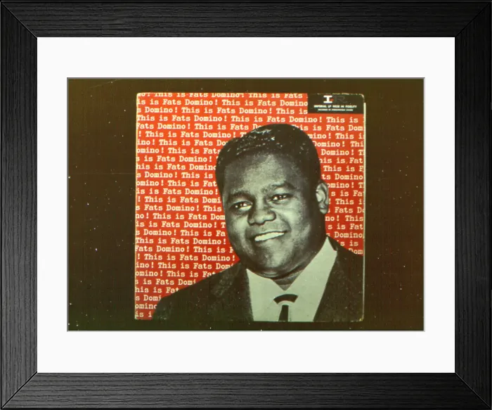 Framed Print : Photo of Fats Domino Framed Print : Photo of Fats Domino