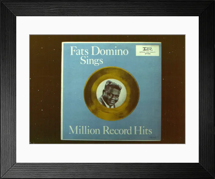 Framed Print : Photo of Fats Domino Framed Print : Photo of Fats Domino
