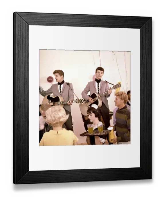 Framed Print : Photo of Everly Brothers Framed Print : Photo of Everly Brothers