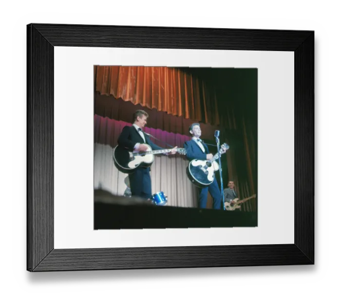 Framed Print : Photo of Everly Brothers Framed Print : Photo of Everly Brothers