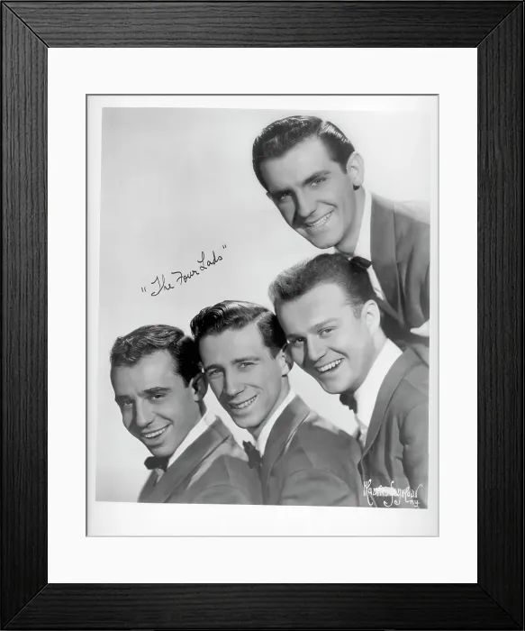 Framed Print : Photo of Four Lads Framed Print : Photo of Four Lads
