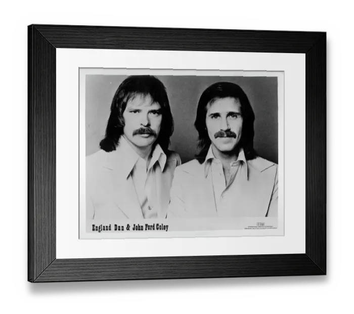 Framed Print : Photo of England Dan and John Ford Coley Framed Print : Photo of England Dan and John Ford Coley