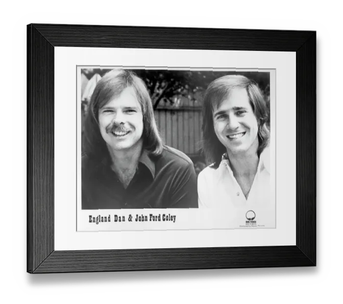 Framed Print : Photo of England Dan and John Ford Coley Framed Print : Photo of England Dan and John Ford Coley