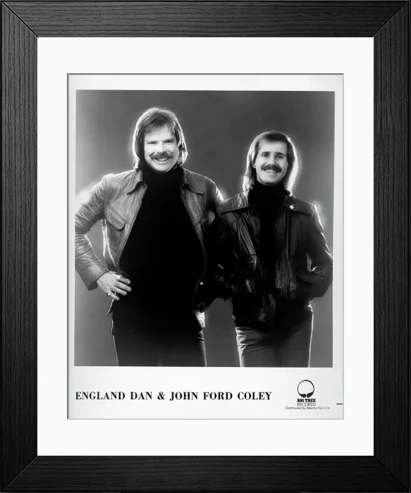 Framed Print : Photo of England Dan and John Ford Coley Framed Print : Photo of England Dan and John Ford Coley