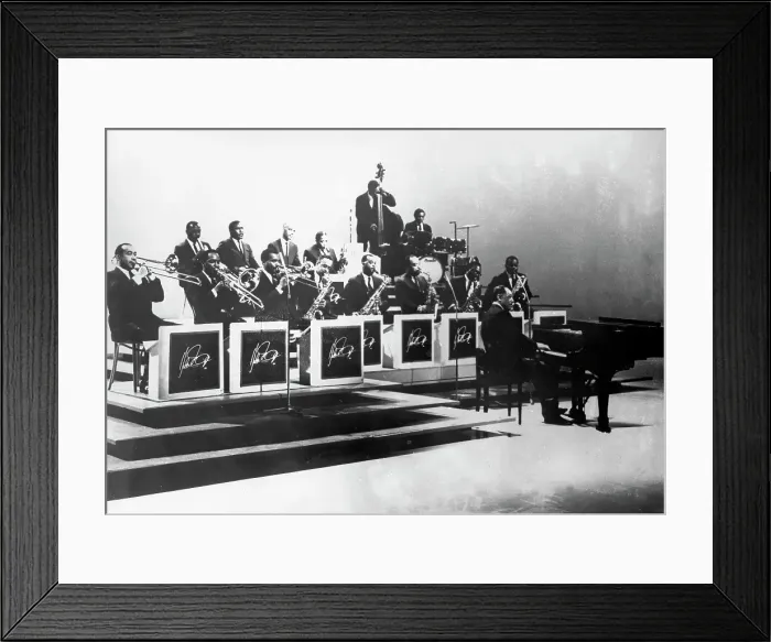 Framed Print : Duke Ellington Orchestra Performing Framed Print : Duke Ellington Orchestra Performing