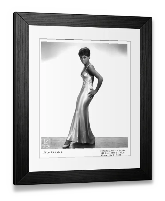 Framed Print : Photo of Lola Falana Framed Print : Photo of Lola Falana