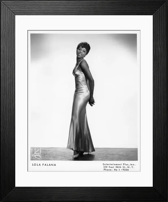Framed Print : Photo of Lola Falana Framed Print : Photo of Lola Falana