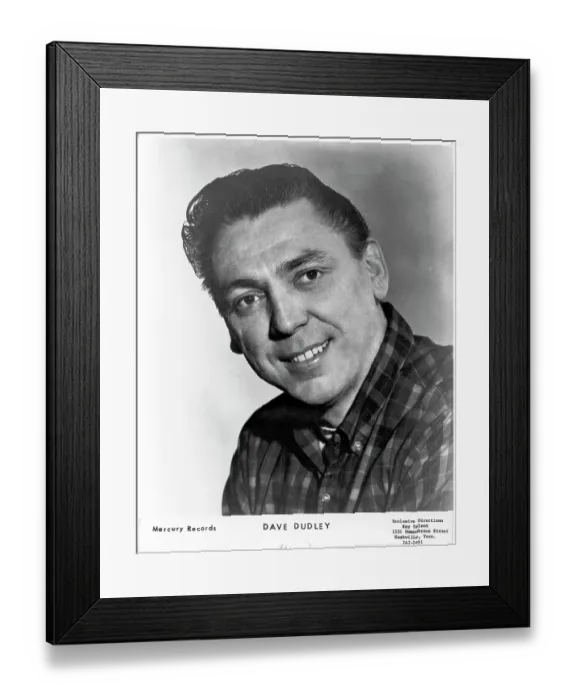 Framed Print : Photo of Dave Dudley Framed Print : Photo of Dave Dudley