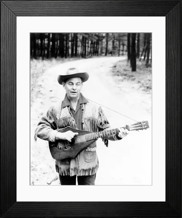 Framed Print : Photo of Jimmy Driftwood Framed Print : Photo of Jimmy Driftwood