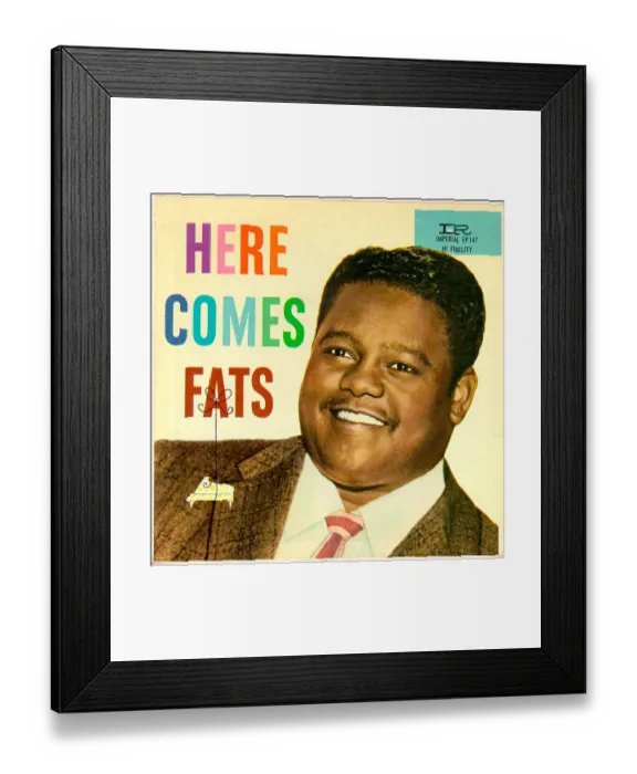 Framed Print : Photo of Fats Domino Framed Print : Photo of Fats Domino