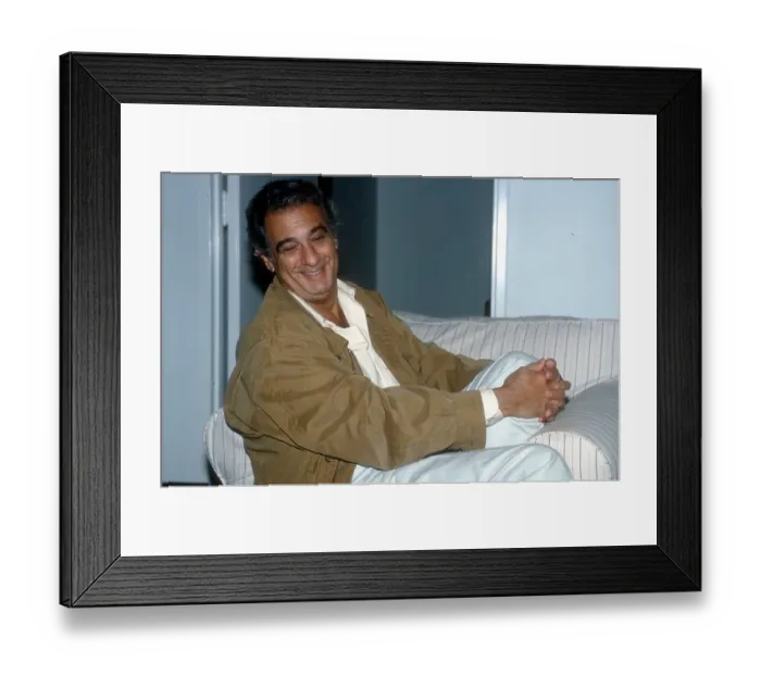 Framed Print : Photo of Placido Domingo Framed Print : Photo of Placido Domingo