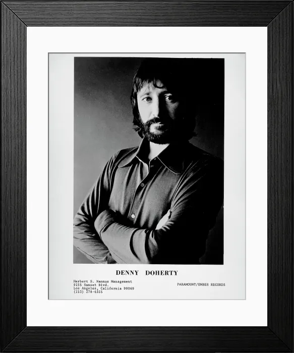 Framed Print : Photo of Denny Doherty Framed Print : Photo of Denny Doherty