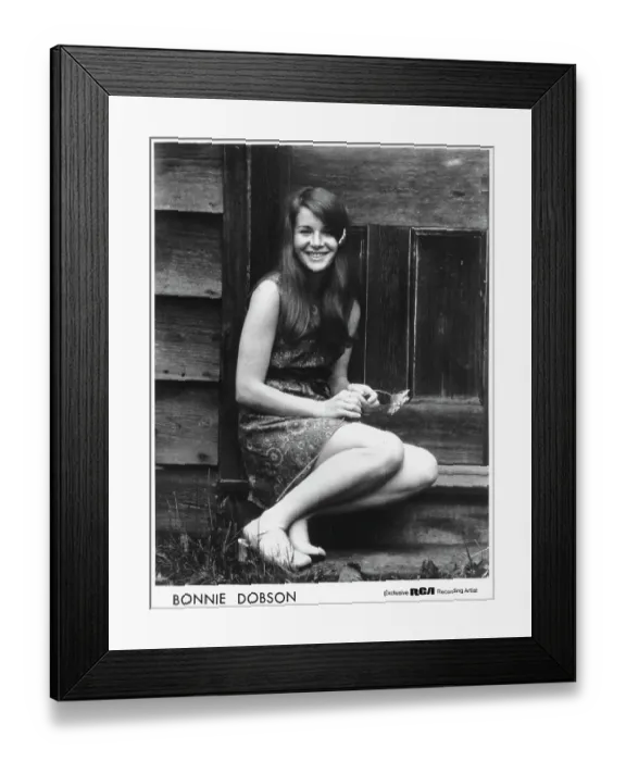 Framed Print : Photo of Bonnie Dobson Framed Print : Photo of Bonnie Dobson
