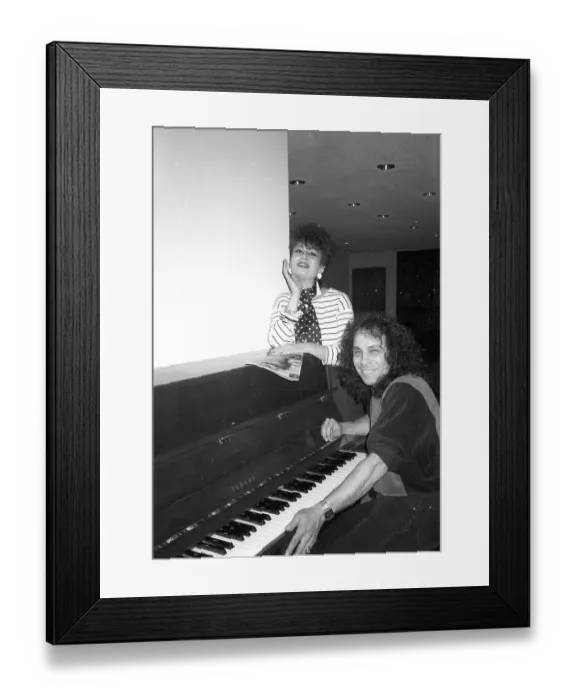 Framed Print : Photo of Ronnie Dio Framed Print : Photo of Ronnie Dio