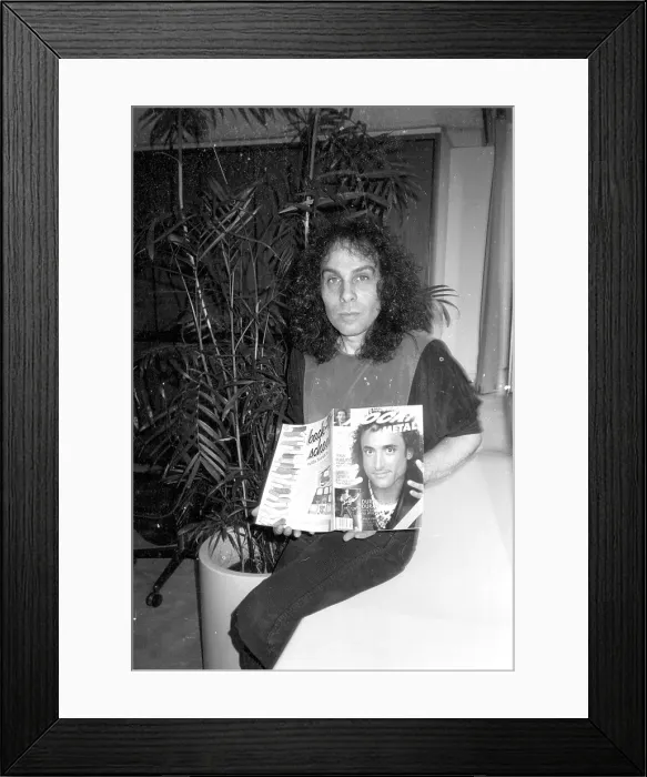 Framed Print : Photo of Ronnie Dio Framed Print : Photo of Ronnie Dio