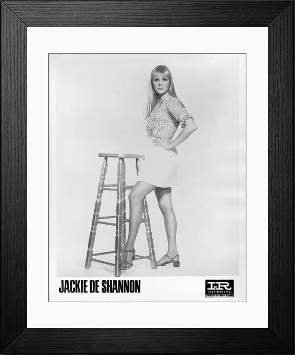 Framed Print : Photo of Jackie DeShannon Framed Print : Photo of Jackie DeShannon