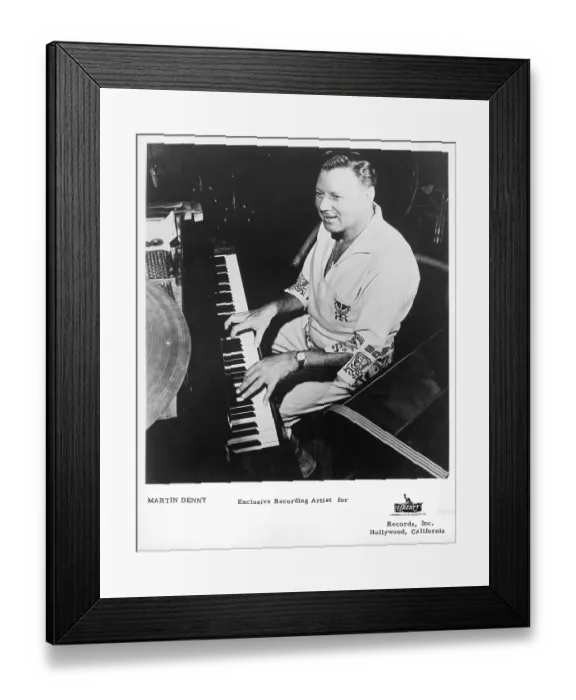 Framed Print : Photo of Martin Denny Framed Print : Photo of Martin Denny