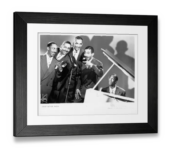 Framed Print : Photo of Deep River Boys Framed Print : Photo of Deep River Boys
