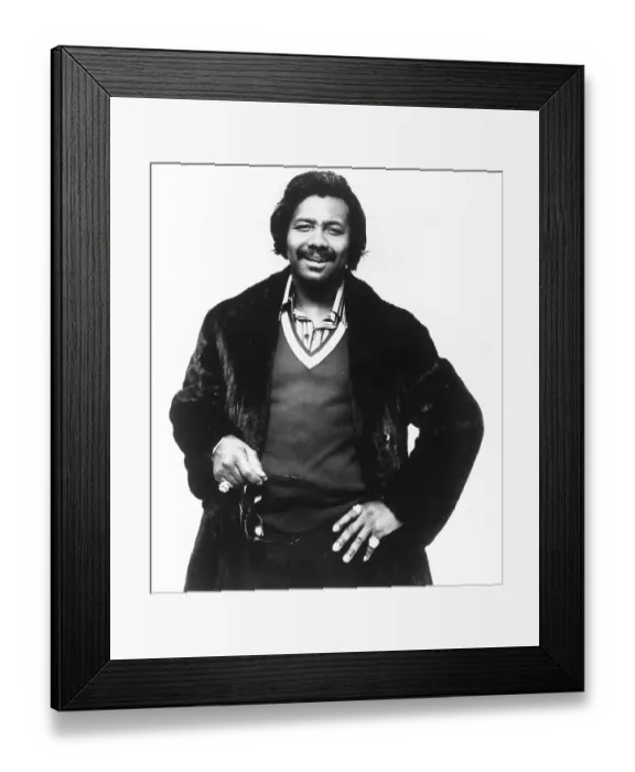 Framed Print : Photo of Tyrone Davis Framed Print : Photo of Tyrone Davis