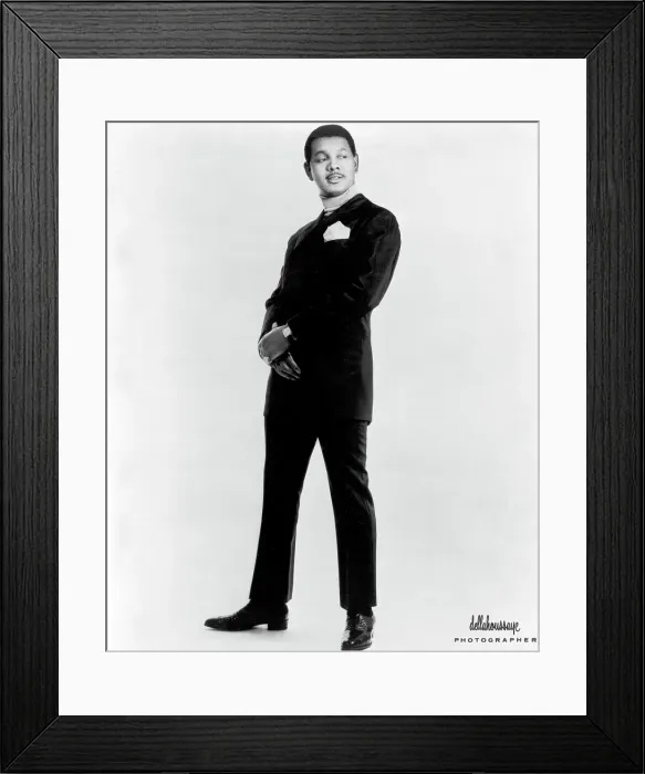 Framed Print : Photo of Tyrone Davis Framed Print : Photo of Tyrone Davis