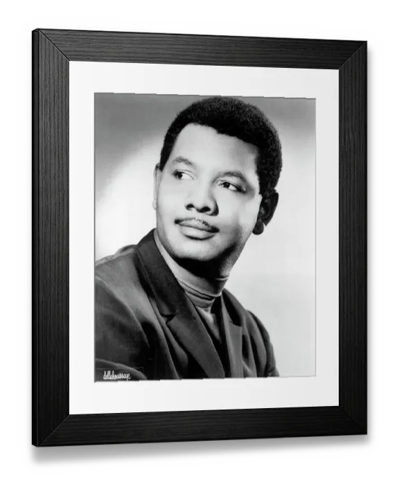 Framed Print : Photo of Tyrone Davis Framed Print : Photo of Tyrone Davis