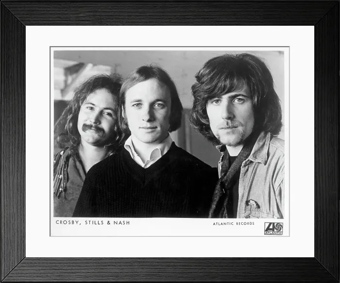 Framed Print : Photo of Crosby Stills & Nash Framed Print : Photo of Crosby Stills & Nash