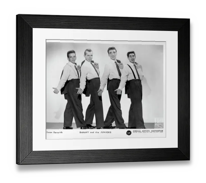 Framed Print : Photo of Danny and Juniors Framed Print : Photo of Danny and Juniors
