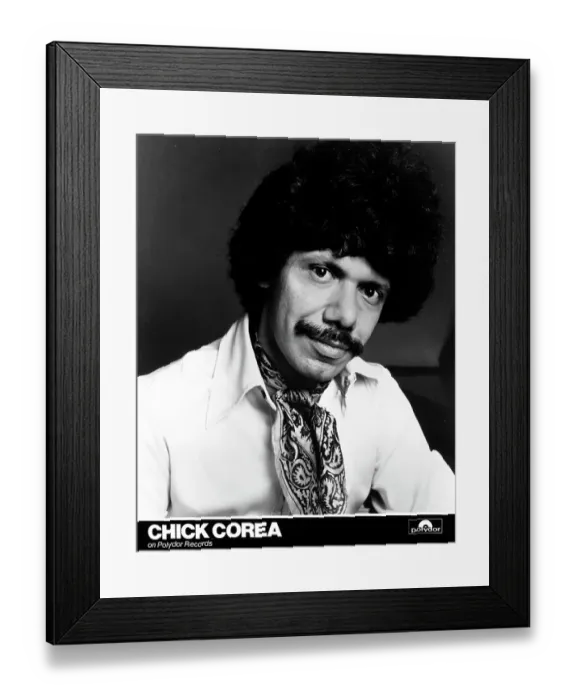 Framed Print : Photo of Chick Corea Framed Print : Photo of Chick Corea