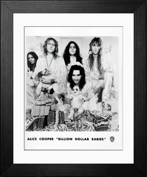 Framed Print : Photo of Alice Cooper Framed Print : Photo of Alice Cooper