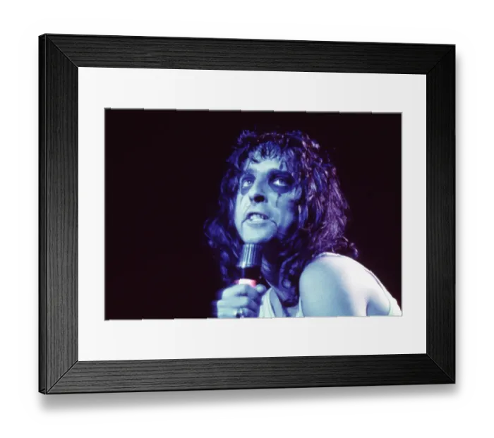 Framed Print : Photo of Alice Cooper Framed Print : Photo of Alice Cooper