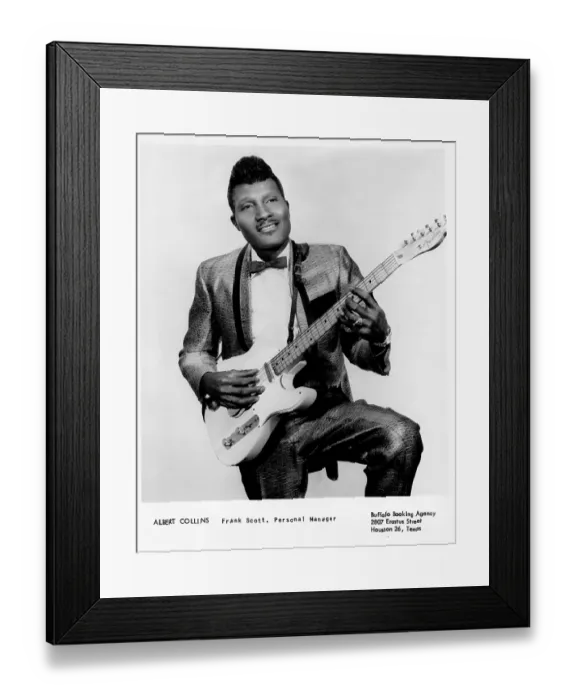 Framed Print : Photo of Albert Collins Framed Print : Photo of Albert Collins