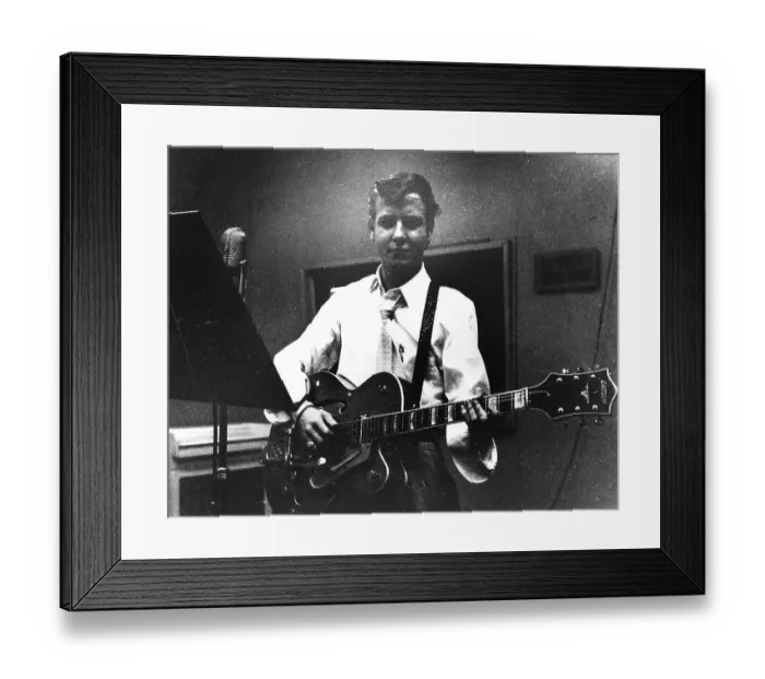 Framed Print : Photo of Eddie Cochran Framed Print : Photo of Eddie Cochran