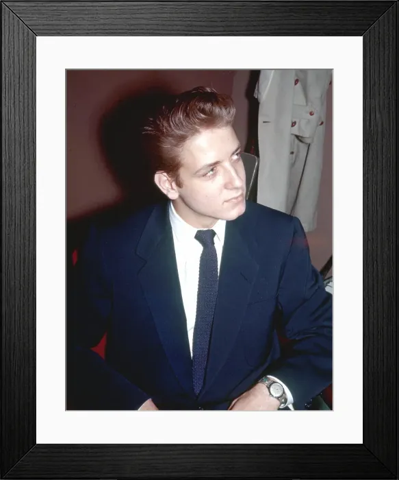 Framed Print : Photo of Eddie Cochran Framed Print : Photo of Eddie Cochran