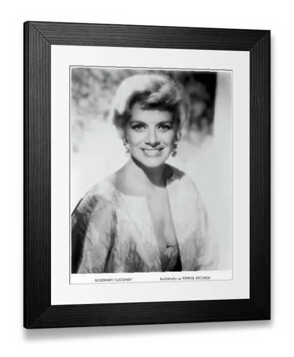 Framed Print : Photo of Rosemary Clooney Framed Print : Photo of Rosemary Clooney