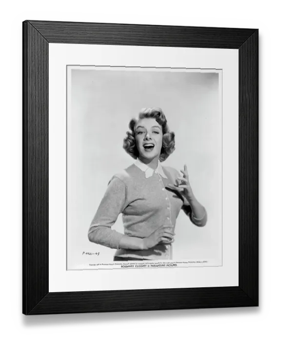 Framed Print : Photo of Rosemary Clooney