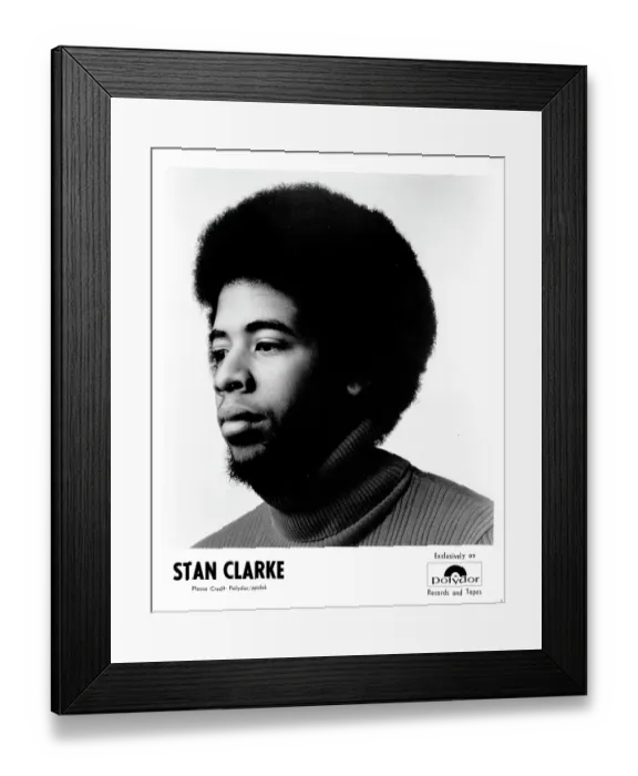 Framed Print : Photo of Stanley Clarke Framed Print : Photo of Stanley Clarke