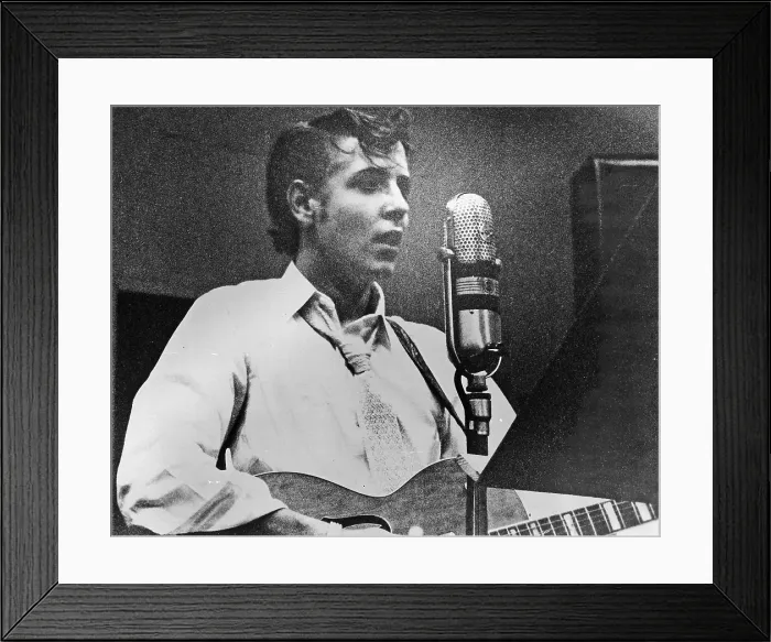 Framed Print : Photo of Eddie Cochran Framed Print : Photo of Eddie Cochran