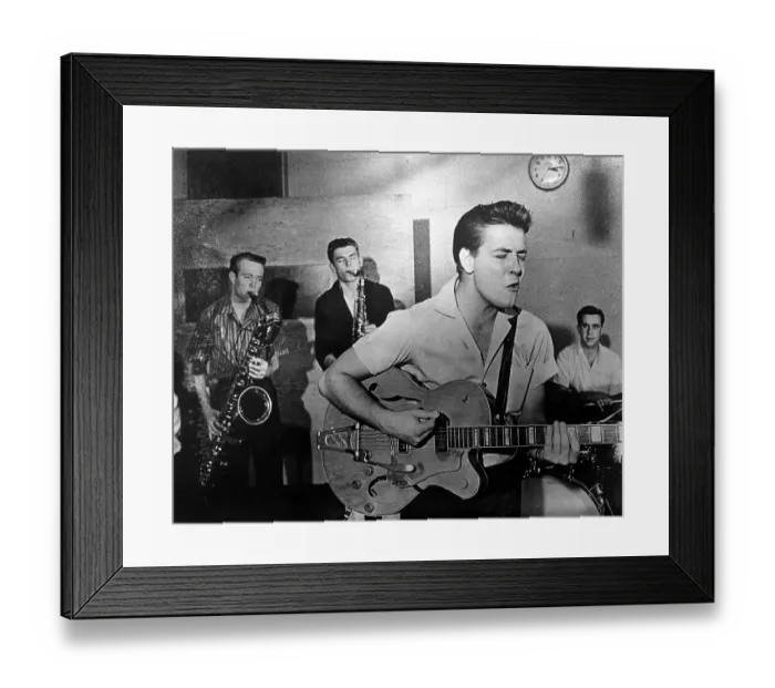 Framed Print : Photo of Eddie Cochran Framed Print : Photo of Eddie Cochran