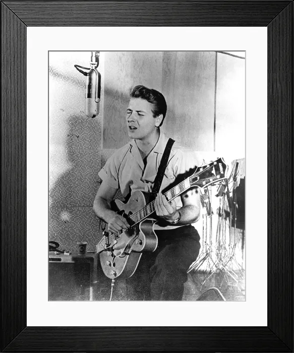 Framed Print : Photo of Eddie Cochran Framed Print : Photo of Eddie Cochran