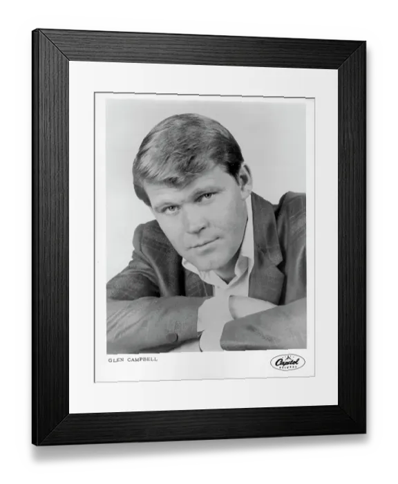 Framed Print : Photo of Glen Campbell Framed Print : Photo of Glen Campbell
