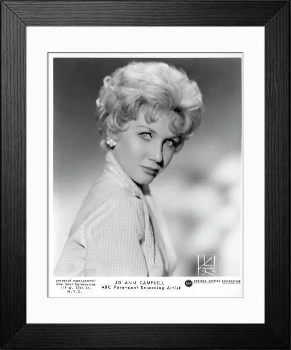 Framed Print : Photo of Jo Ann Campbell