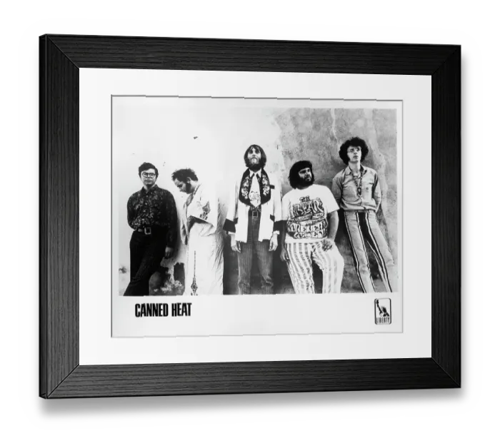Framed Print : Photo of Canned Heat Framed Print : Photo of Canned Heat