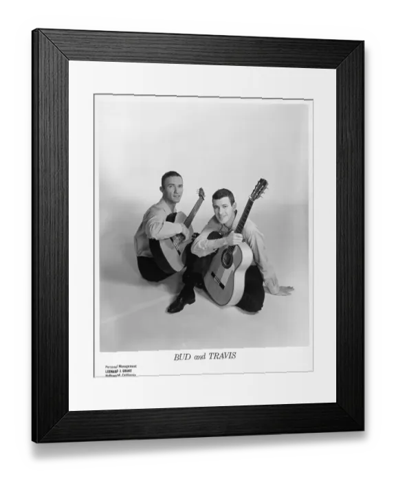 Framed Print : Photo of Bud & Travis Framed Print : Photo of Bud & Travis